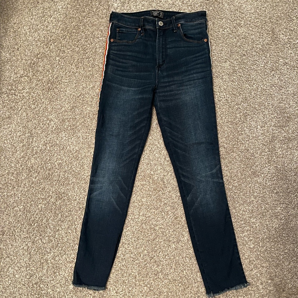 Abercrombie and Fitch jeans. Size 27/4R. Good used condition.
